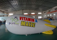 Advertising Inflatable Lighting Blimps Airship , Inflatable LED Flying  Zeppelin