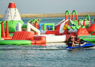 Children Floating Inflatable Aqua Park / Outdoor Water Sport Island