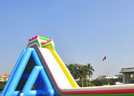 Waterproof 0.55 Mm PVC Large Inflatable Water Slides With Single Lane For Event
