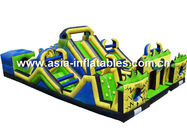 Outdoor Inflatable Playground With Obstacle Course For Chilren Soft Play Games