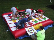 Waterproof Pvc Inflatable Amusement Park , Enviromental Twister Games