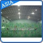 Beautiful 1.0mm PVC Green Inflatable Bubble Football For Soocer Games