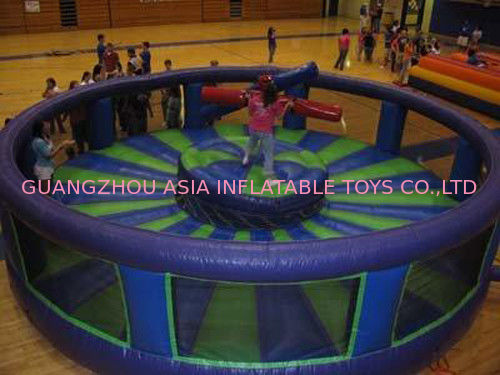 Amusing Inflatable Gladiator Game Amusement Park For Adult Match