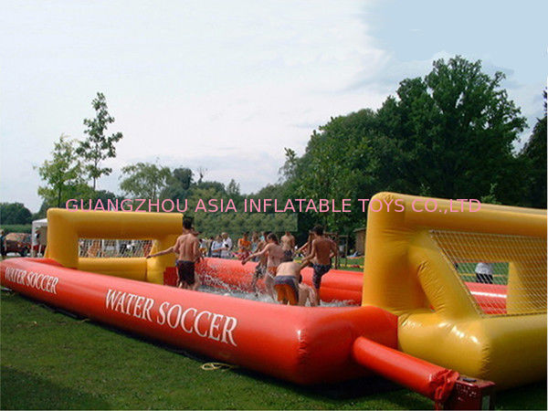 inflatable soap soccer field 
